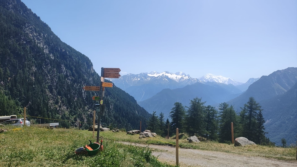 Vue depuis l&#39;alpage
